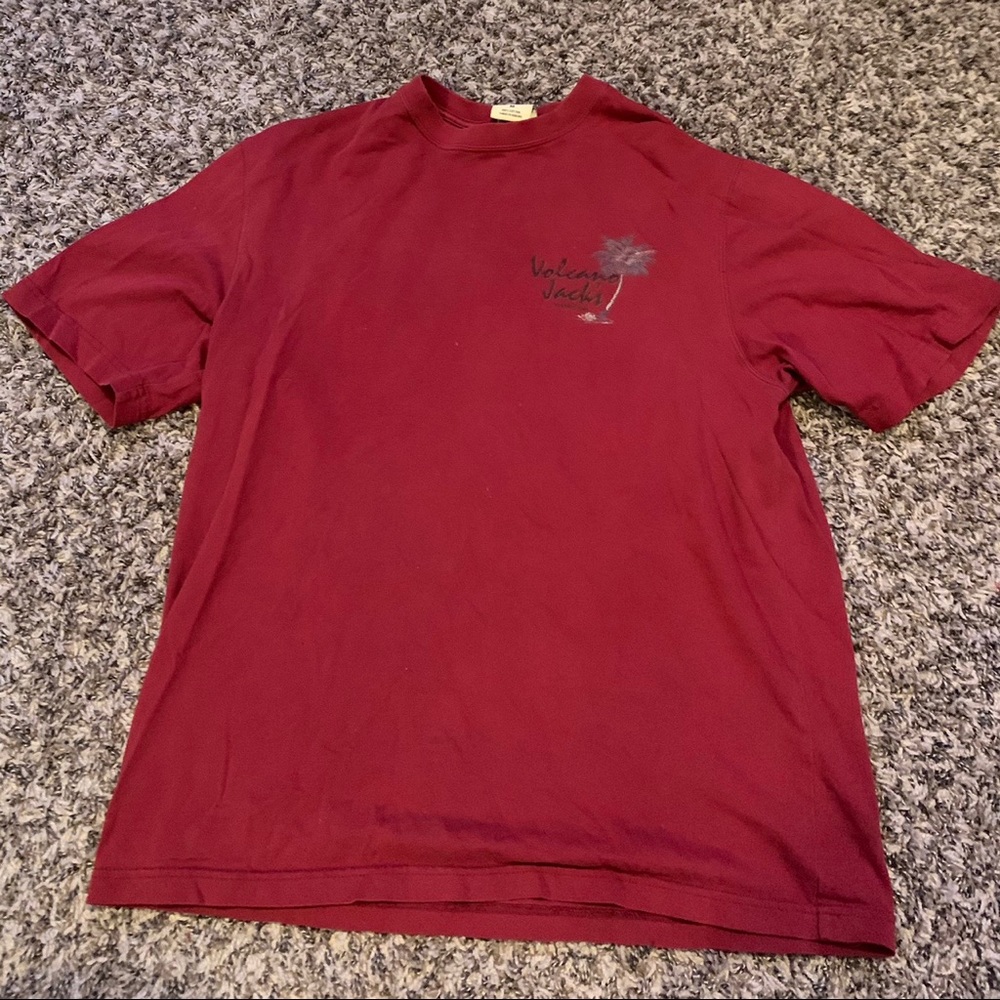 vintage red Volcano Jack’s seaside bar t-shirt